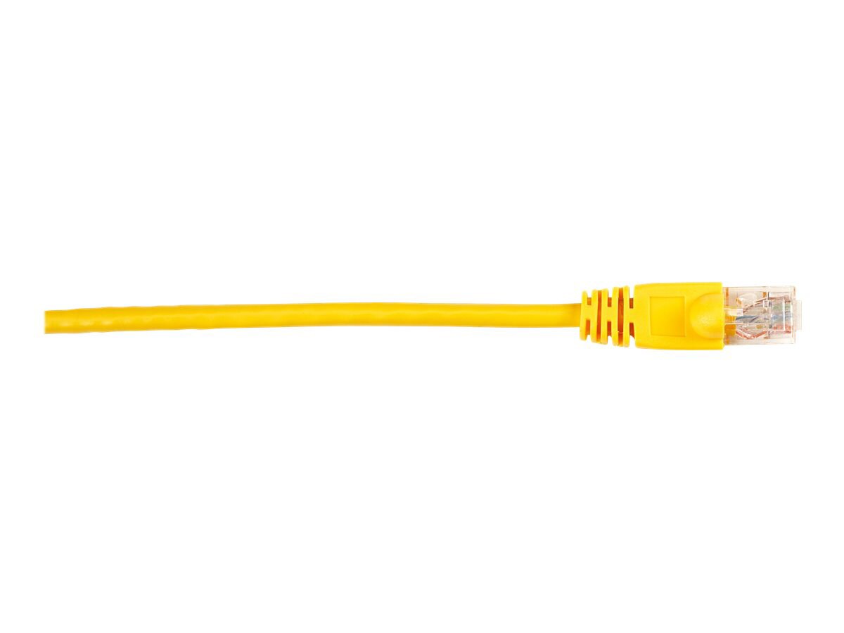 Black Box 2ft Yellow CAT6 Gigabit UTP Patch Cable 250Mhz Snagless 2'
