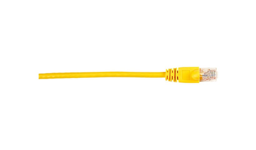 Black Box 2ft Yellow CAT6 Gigabit UTP Patch Cable 250Mhz Snagless 2'