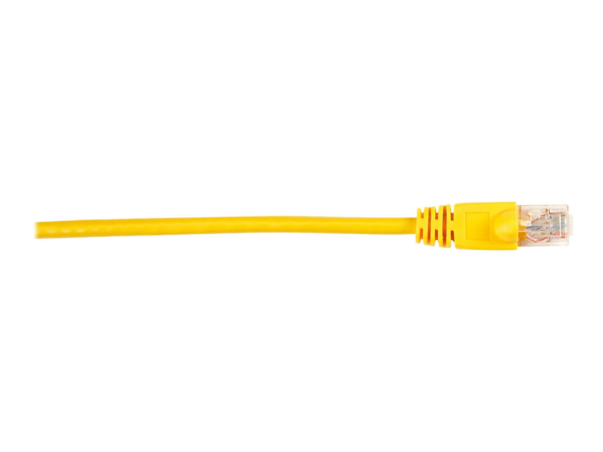 Black Box 3ft Yellow CAT6 Gigabit UTP Patch Cable, 250Mhz, Snagless, 3'