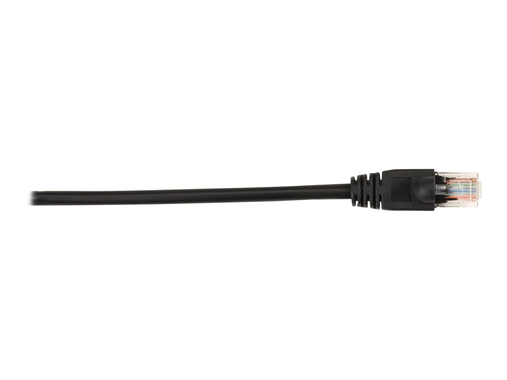 Black Box 4ft Black CAT6 Gigabit UTP Patch Cable, 250Mhz, Snagless, 4'