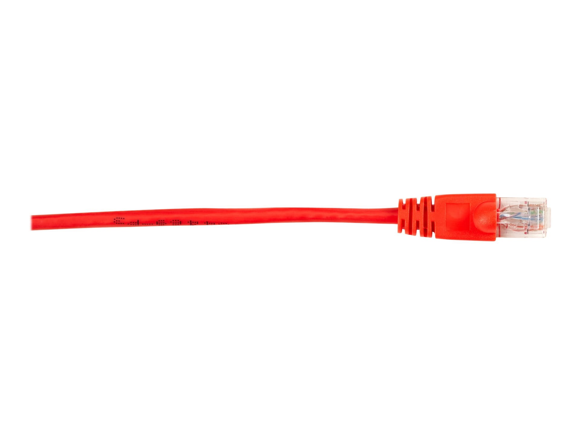 Black Box 5ft Red CAT6 Gigabit UTP Patch Cable 250Mhz Snagless 5'