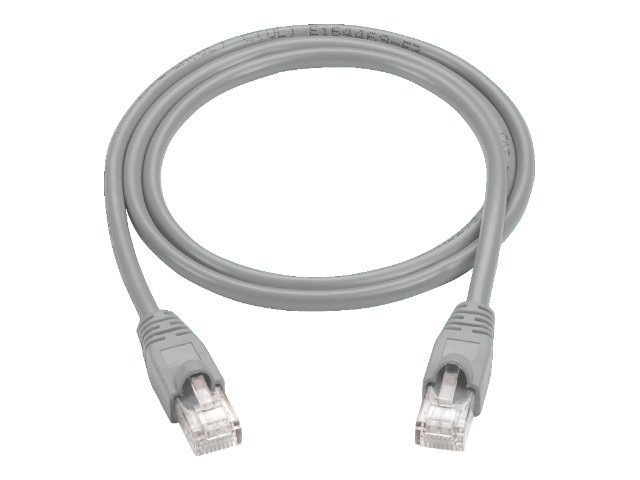 Black Box patch cable - 6 ft - gray