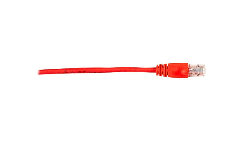 Black Box patch cable - 7 ft - red
