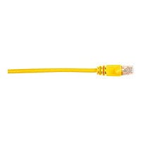 Black Box 7ft Yellow CAT6 Gigabit UTP Patch Cable, 250Mhz, Snagless, 7'