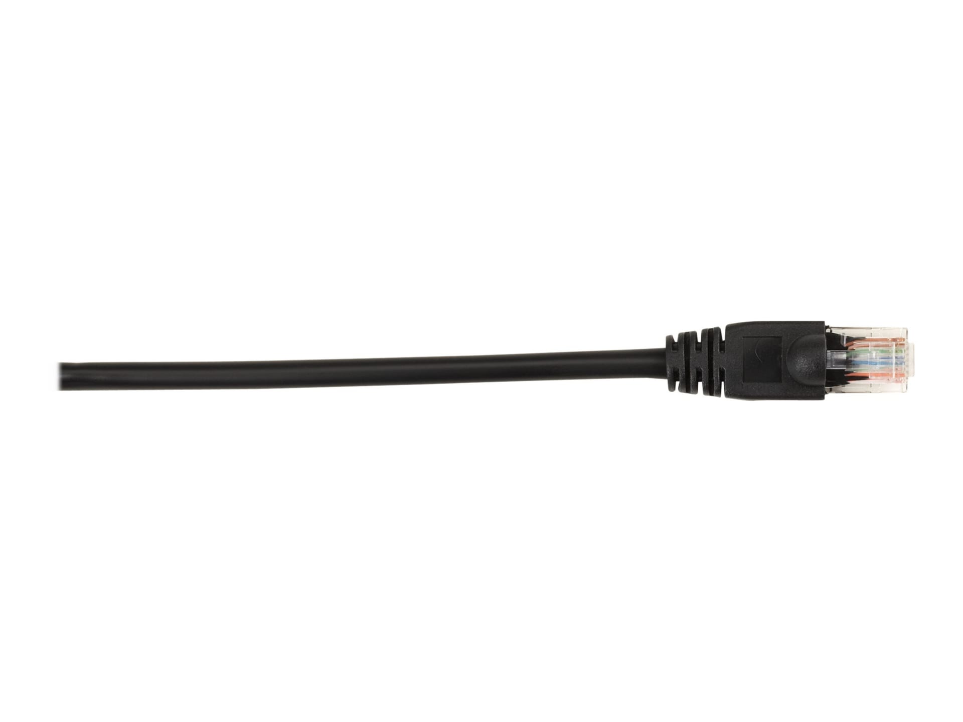 Black Box 15ft Black CAT6 Gigabit UTP Patch Cable, 250Mhz, Snagless, 15'