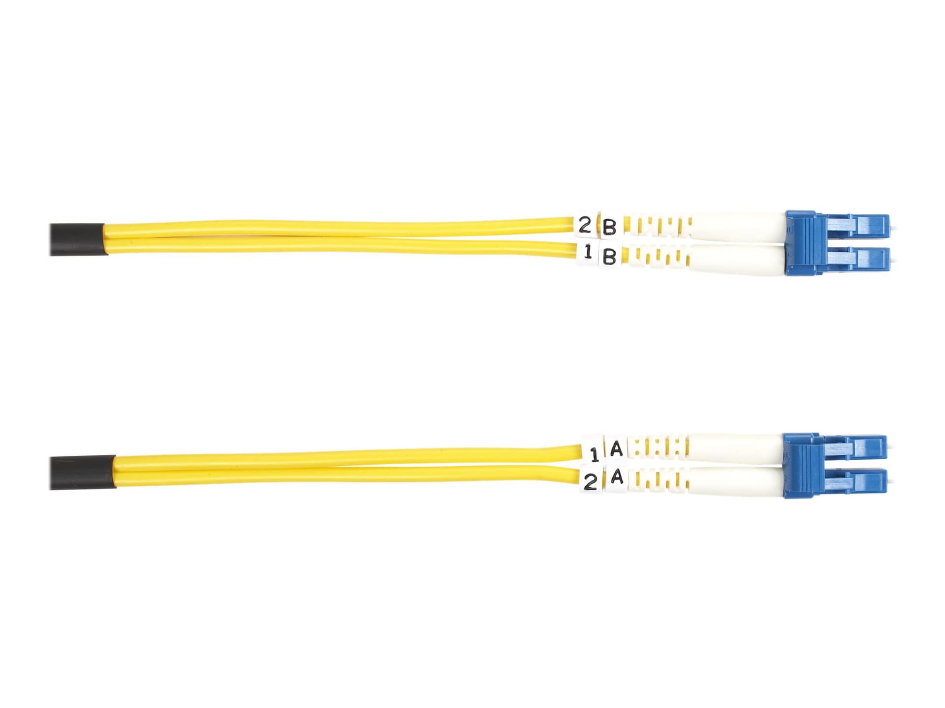 Black Box 1M LC/LC Duplex Single-mode 9-micron Fiber Patch Cable, Yellow