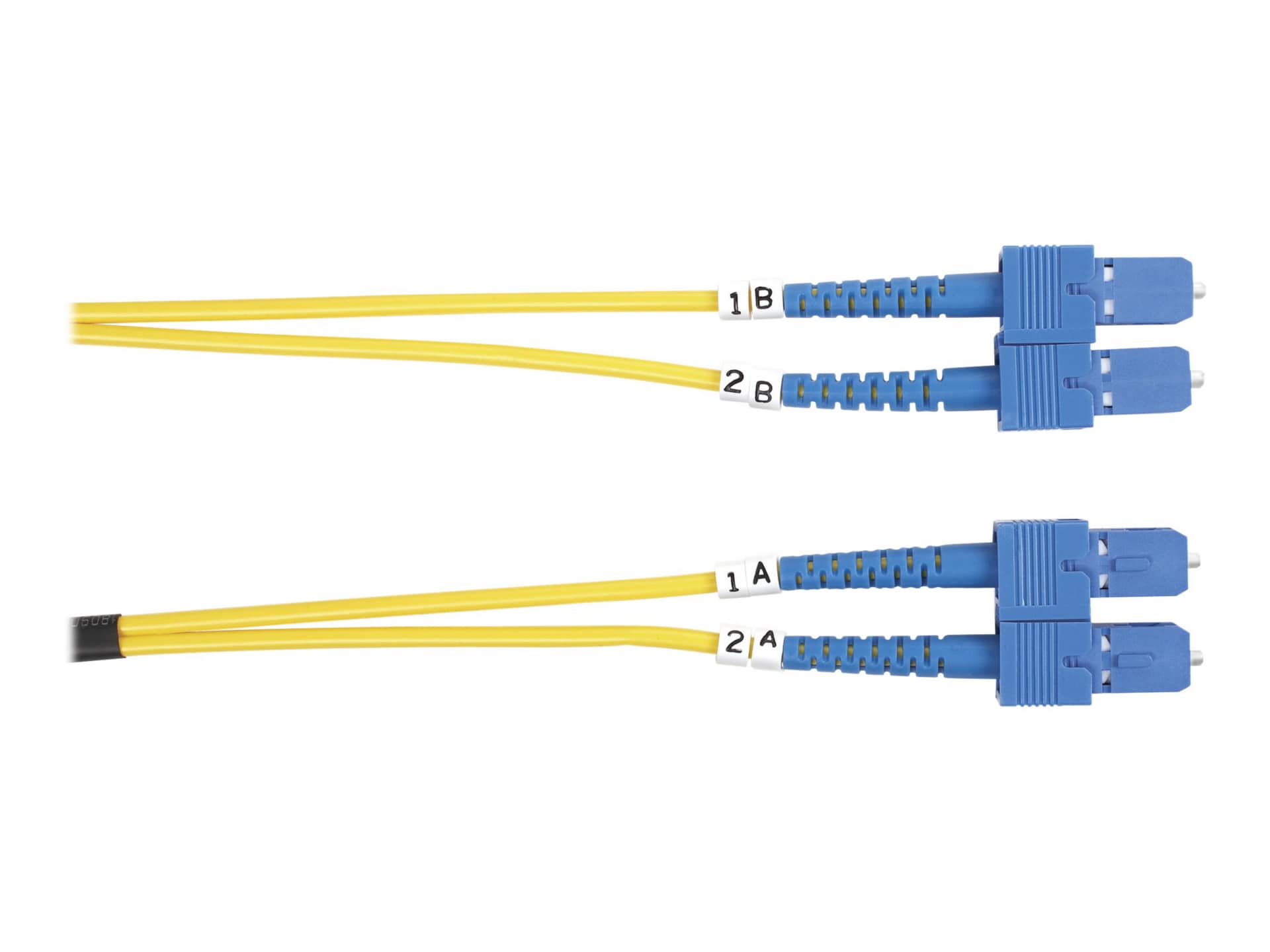 Black Box 5M SC/SC Duplex Single-mode 9-micron Fiber Patch Cable, Yellow