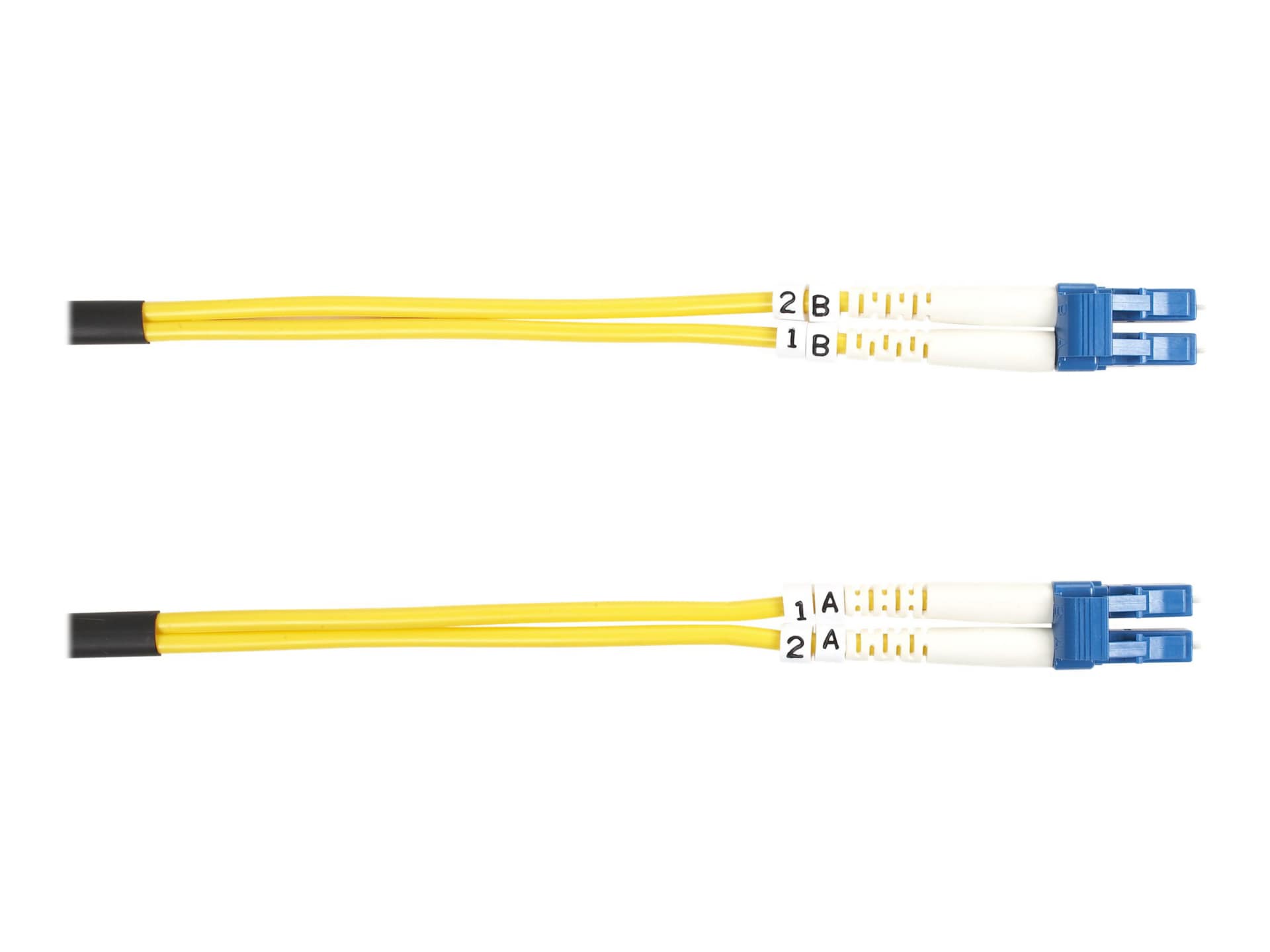 Black Box 10M LC/LC Duplex Single-mode 9-micron Fiber Patch Cable, Yellow