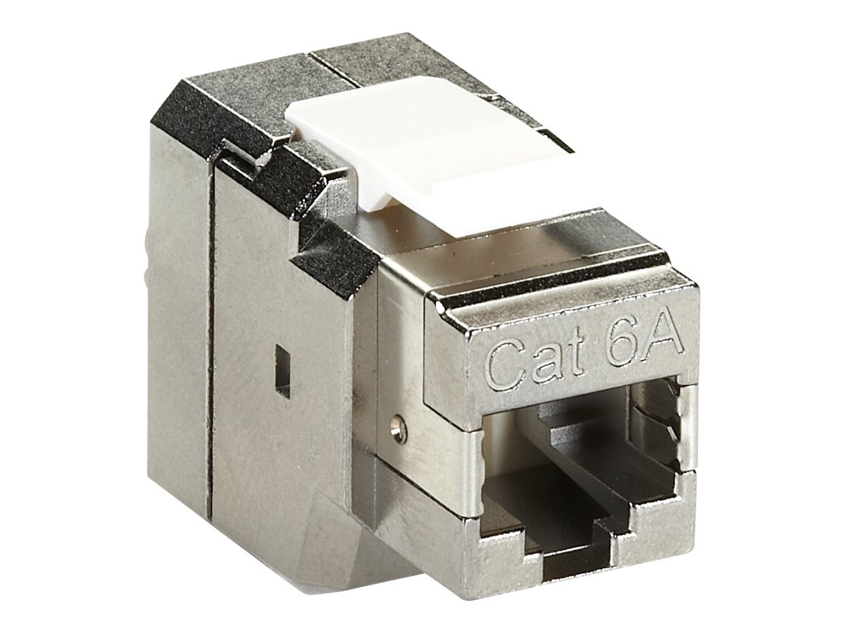 Black Box CAT6a F/UTP Outlet Jack Shielded - modular insert