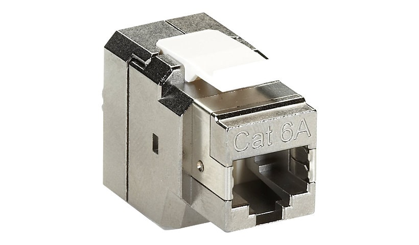 Black Box CAT6a F/UTP Outlet Jack Shielded - modular insert