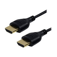 StarTech.com 3ft Slim HDMI Cable, 4K High Speed HDMI Cable with Ethernet, 4K 30Hz UHD HDMI Cord 36AWG, 4K HDMI 1.4