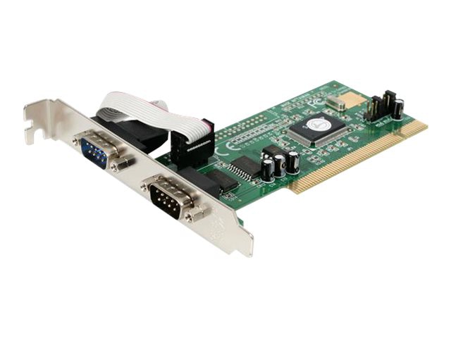 StarTech.com 2-Port PCI Serial Adapter Card with 16550 UART