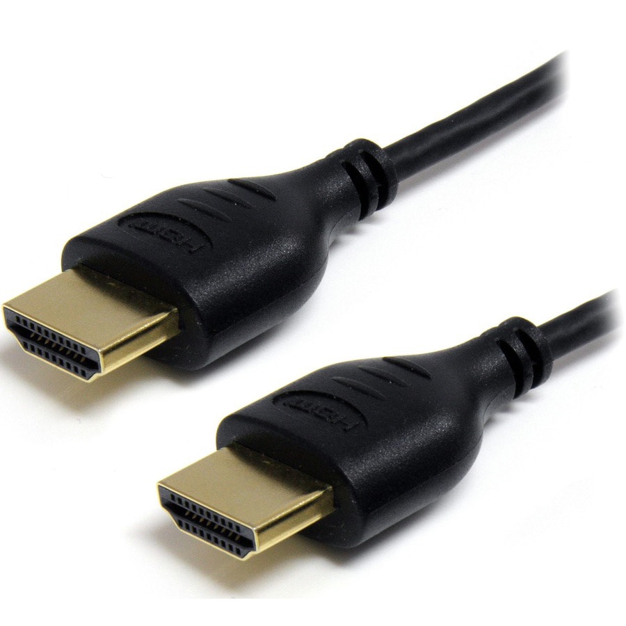 StarTech.com 3ft Slim HDMI Cable 4K 30Hz UHD,High Speed HDMI w/ Ethernet