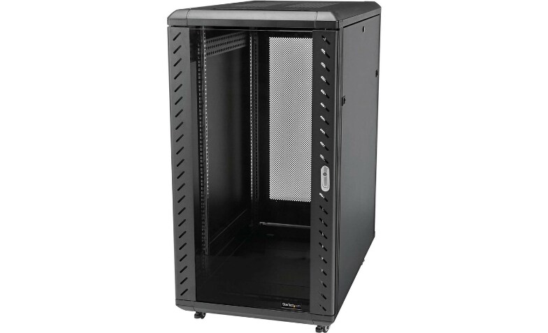 Startech Com 25u Portable Server Rack Cabinet 36 In Deep