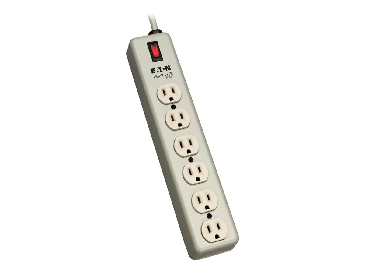 Tripp Lite Waber Power Strip Industrial 6-Outlet 5-15R 5-15P 6ft Cord