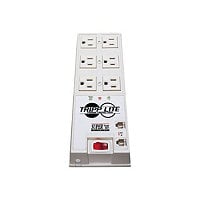 Tripp Lite Surge Protector Power Strip 6 Outlet 6' Cord 3040 Joules Tel/DSL Auto Shut Off - surge protector