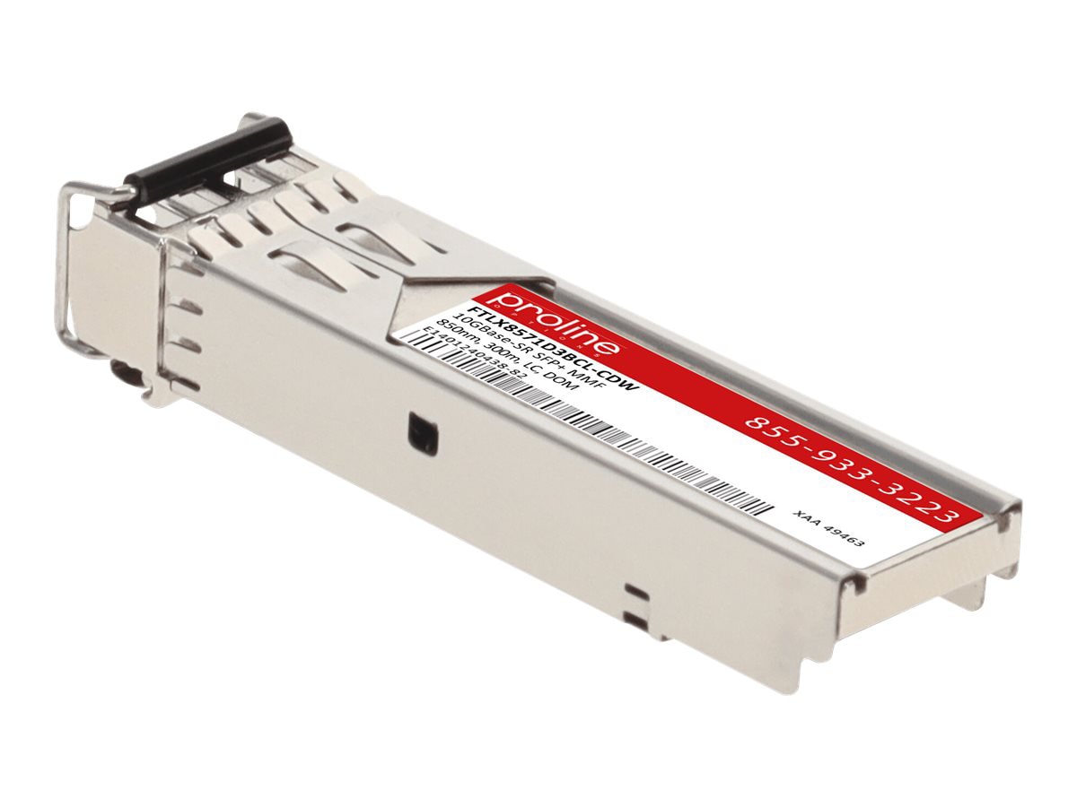 Proline Finisar FTLX8571D3BCL Compatible SFP+ TAA Compliant Transceiver - S