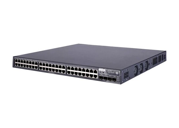 HPE 5800-48G-PoE Switch - switch - 48 ports - managed - rack-mountable
