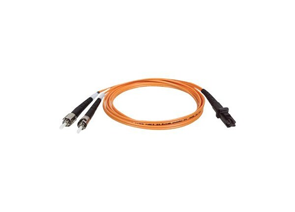 Tripp Lite 15M Duplex Multimode 62.5/125 Fiber Optic Patch Cable MTRJ/ST 50' 50ft 15 Meter - patch cable - 15 m - orange