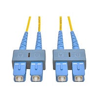Eaton Tripp Lite Series Duplex Singlemode 9/125 Fiber Patch Cable (SC/SC), 1M (3 ft.) - cordon de raccordement - 1 m - jaune