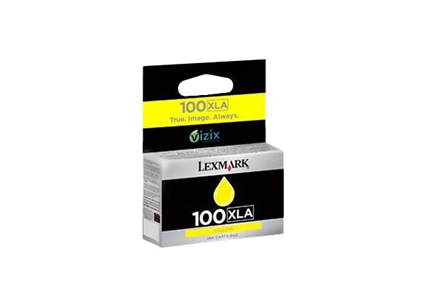 Lexmark Cartridge No. 100XLA - High Yield - yellow - original - ink cartridge