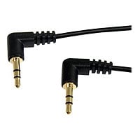 StarTech.com 3 ft Slim 3.5mm Right Angle Stereo Audio Cable - M/M