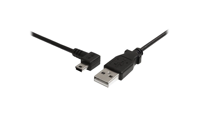 StarTech.com 6 ft Mini USB Cable - A to Left Angle Mini B