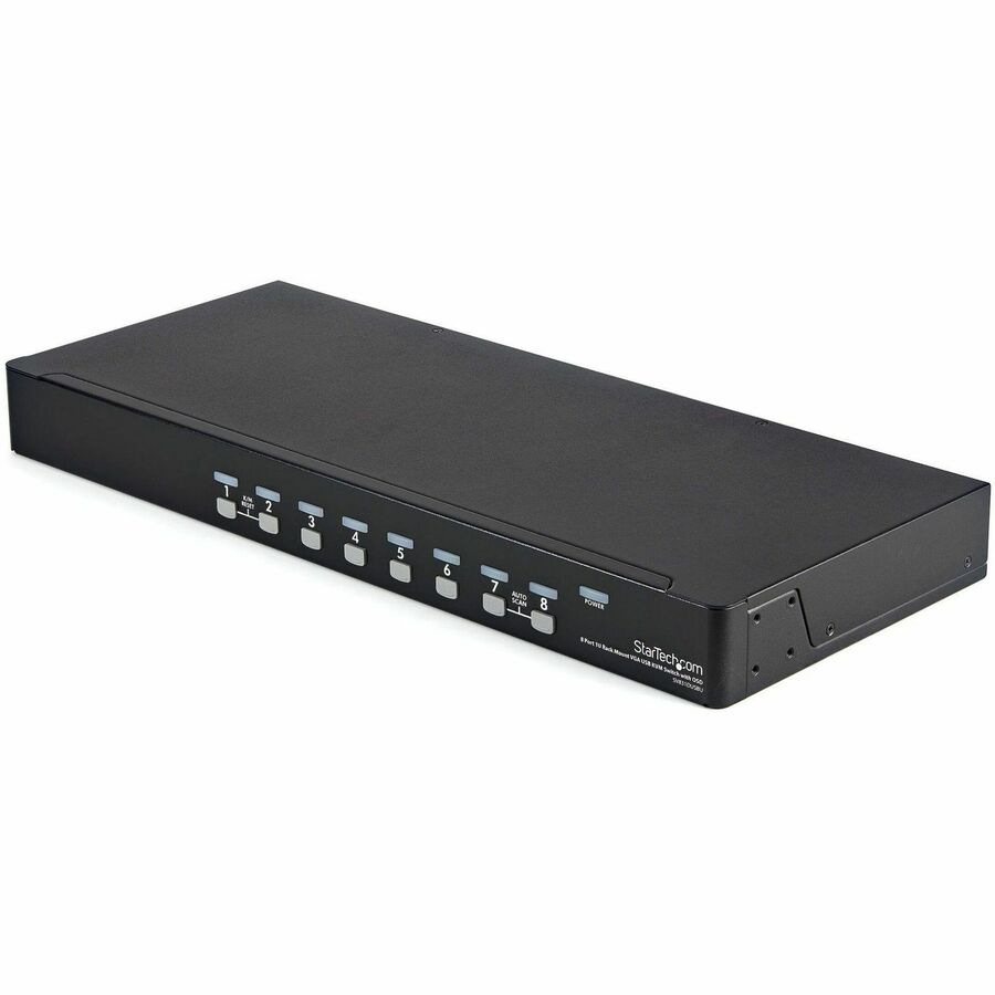 Thumbnail 5 of 6 for StarTech.com 8 Port 1U Rackmount USB KVM Switch Kit with OSD and Cables - Rack mount KVM - VGA KVM Switch - 8 Port TAA