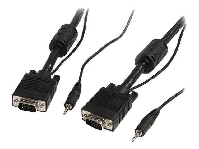 StarTech.com 15 ft Coax High Resolution Monitor VGA Cable with Audio HD15 M/M