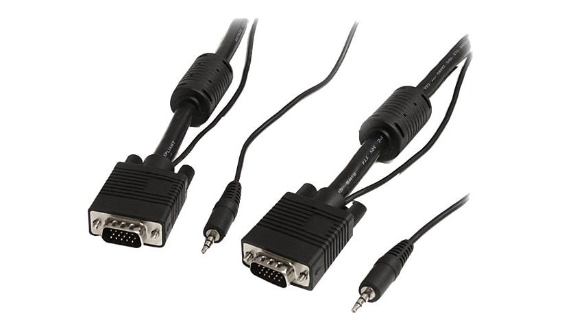 StarTech.com 15 ft Coax High Resolution Monitor VGA Cable with Audio HD15 M/M