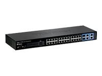 TRENDnet TL2 E284 - switch - 24 ports - managed - rack-mountable