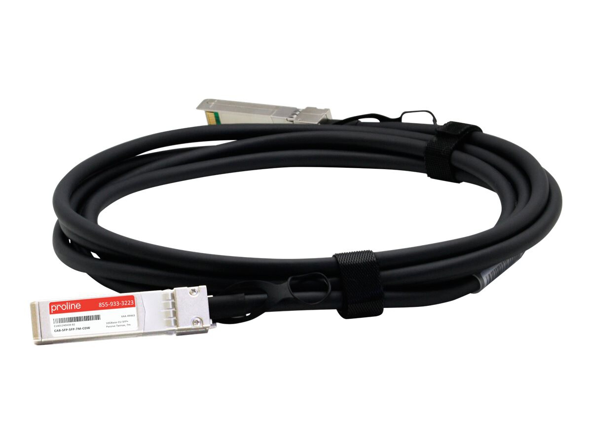 Proline Arista CAB-SFP-SFP-1M Compatible 10GBASE SFP+ 7M Twinaxial Cable
