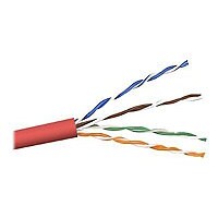 Belkin FastCAT6 Stranded UTP 500' bulk cable, red