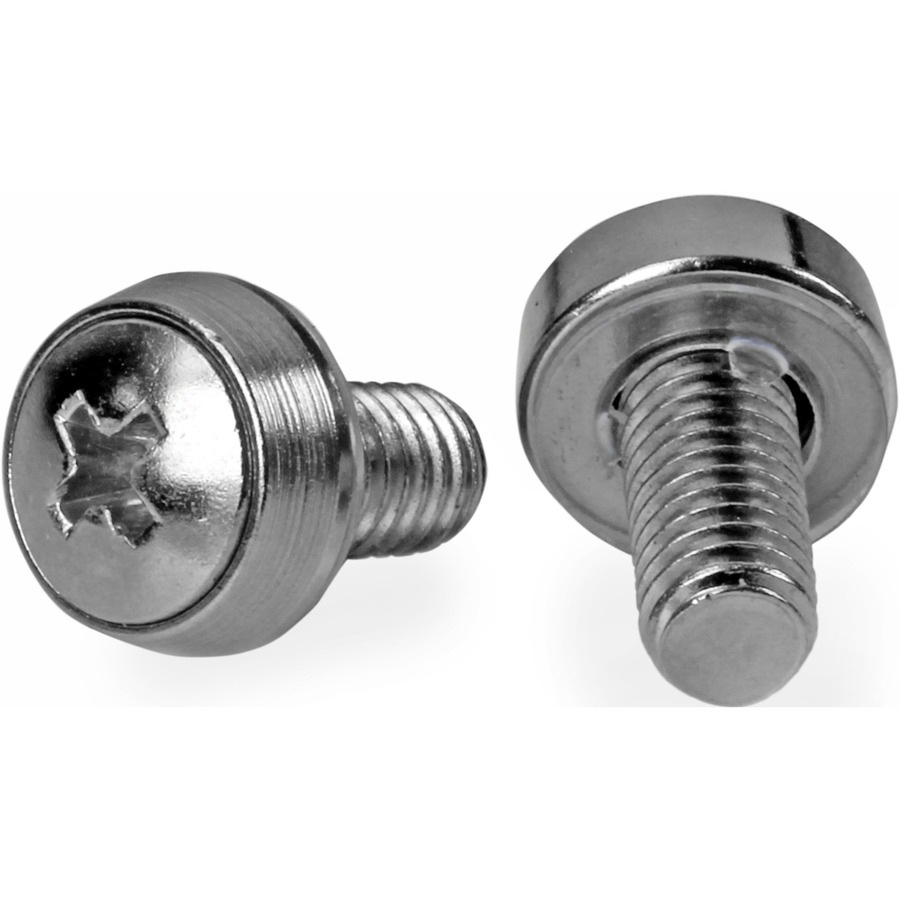 StarTech 50 Pkg M6 Mounting Screws for Server Rack Cabinet, TAA