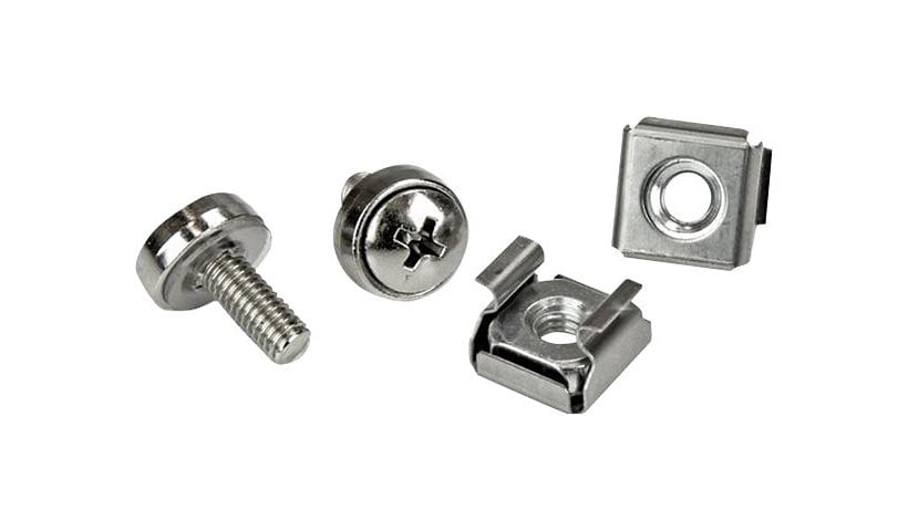 StarTech.com 100 Pkg M5 Mounting Screws and Cage Nuts for Server Rack Cabinet