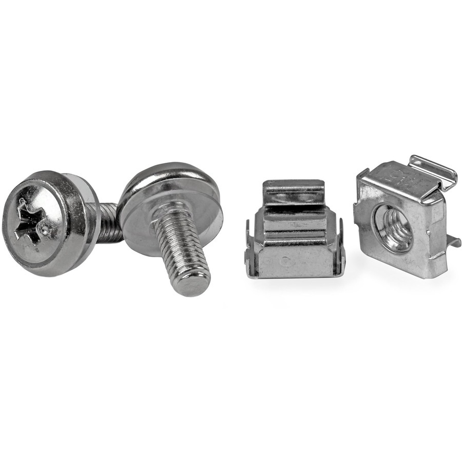 StarTech.com M5 Mounting Screws and Cage Nuts for Server Rack Cabinet - Pac