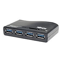 Tripp Lite 4-Port USB 3.0 SuperSpeed Compact Hub 5Gbps Bus Powered - hub - 4 ports