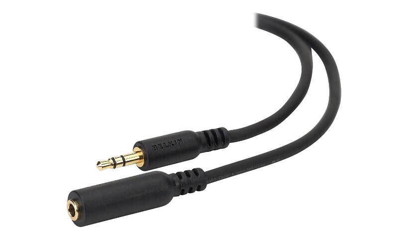 Belkin 6FT ST M/F 3.5MM Mini-Phone Stereo Audio Cable