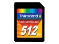 Transcend - flash memory card - 512 MB - MMC