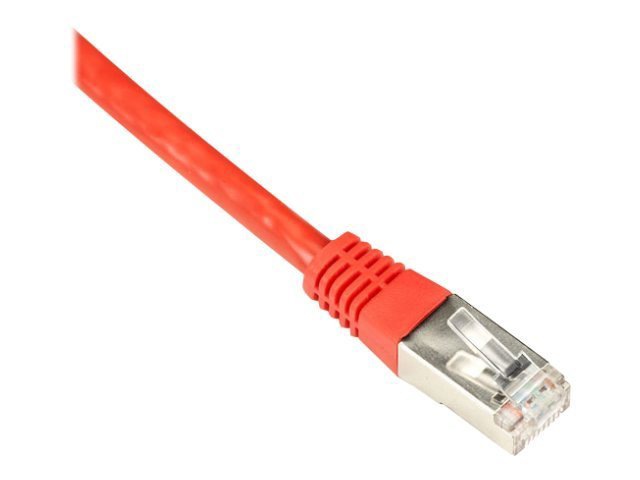 Black Box 10ft Shielded Red Cat5 Cat5e 100Mhz Ethernet Patch Cable