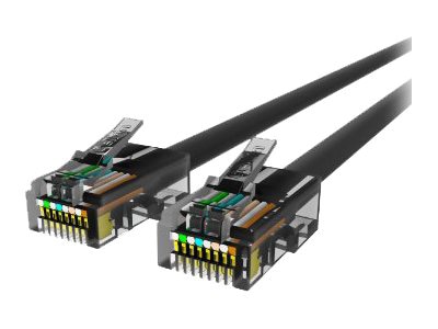 Belkin Cat6 25ft Black Ethernet Patch Cable, No Boot, UTP, 24 AWG, RJ45, M/M, 25'