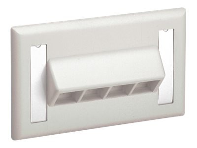 Panduit NetKey Flush Mount Screw-On Faceplates with Labeling - faceplate