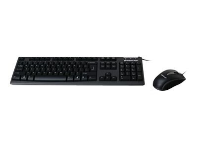 IOGEAR Spill-Resistant Wired Keyboard & Mouse Set