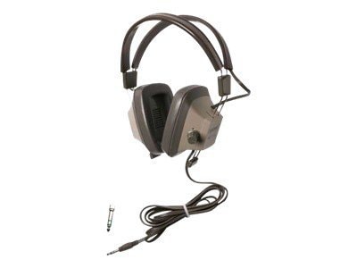 Califone Explorer Stereo Binaural Headphones - Light Gray