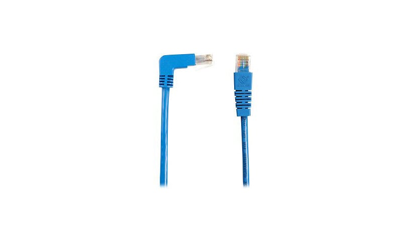 Black Box SpaceGAIN Down to Straight - patch cable - 15 ft - blue