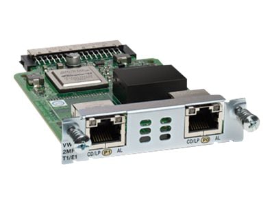 Cisco Third-Generation 2-Port T1/E1 Multiflex Trunk Voice/WAN Interface Card - expansion module - EHWIC - 2 ports