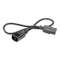 Black Box - power extension cable - IEC 60320 C13 to IEC 60320 C14 - 2 ft