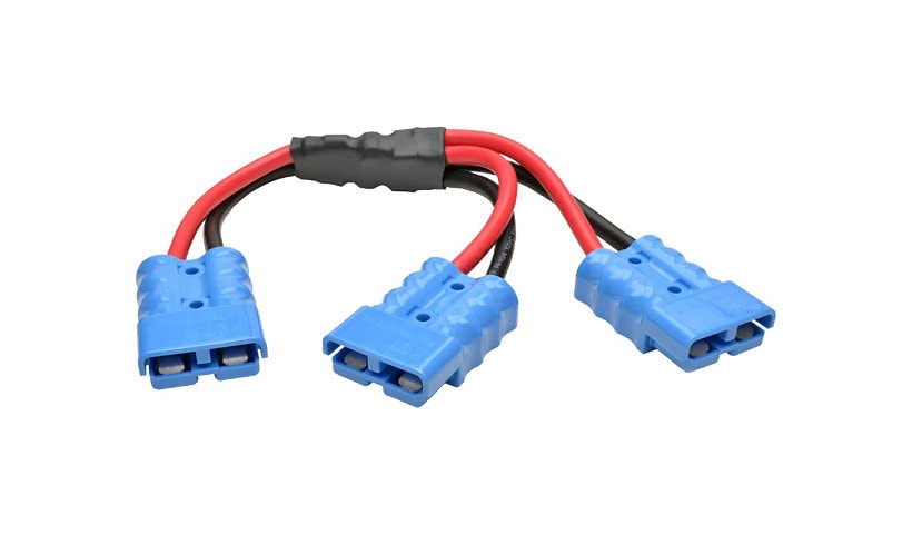 Tripp Lite 1ft Y Splitter Cable for select BatteryPacks 175A DC Connectors Blue 1' - power splitter