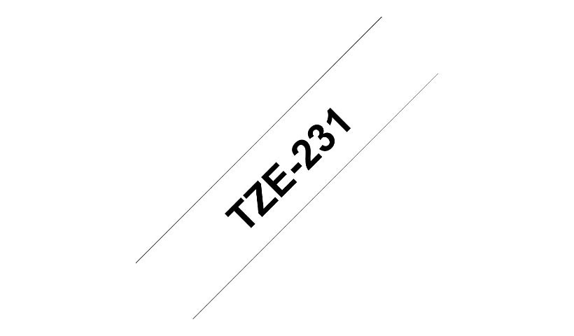 Brother TZe-231 - ruban laminé - 1 cassette(s) - Rouleau (1,2 cm x 8 m)