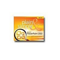 Microsoft PowerPoint 2010 - Plain & Simple - reference book